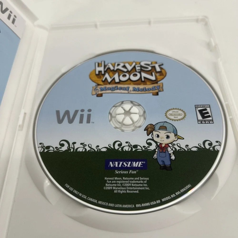 Harvest Moon: Magical Melody (Nintendo Wii, 2008) CIB